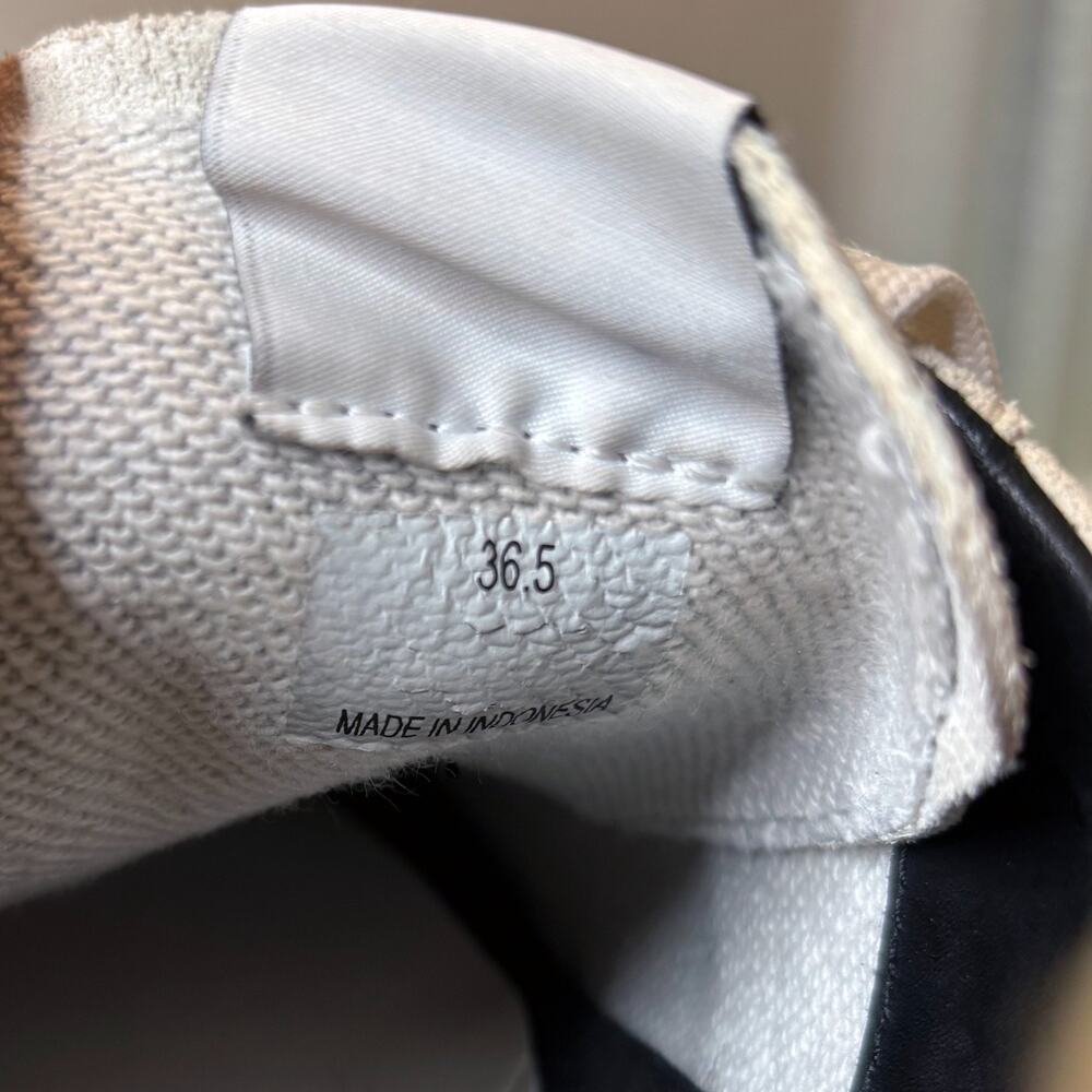 Rag & Bone Retro Runner Sneakers Off White Suede Nylon EU 36.5 US 6 Women’s - Picture 10 of 10